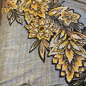 Anthropologie fabric shower curtain